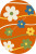 Ковер CRYSTAL 1021 ORANGE Ковер CRYSTAL 1021 ORANGE